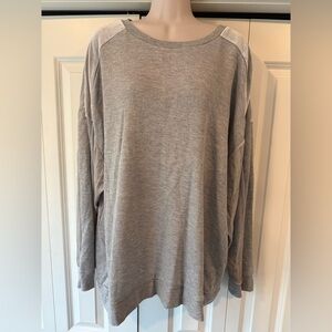 Massini gray sweatshirt velour women’s sz 3x
